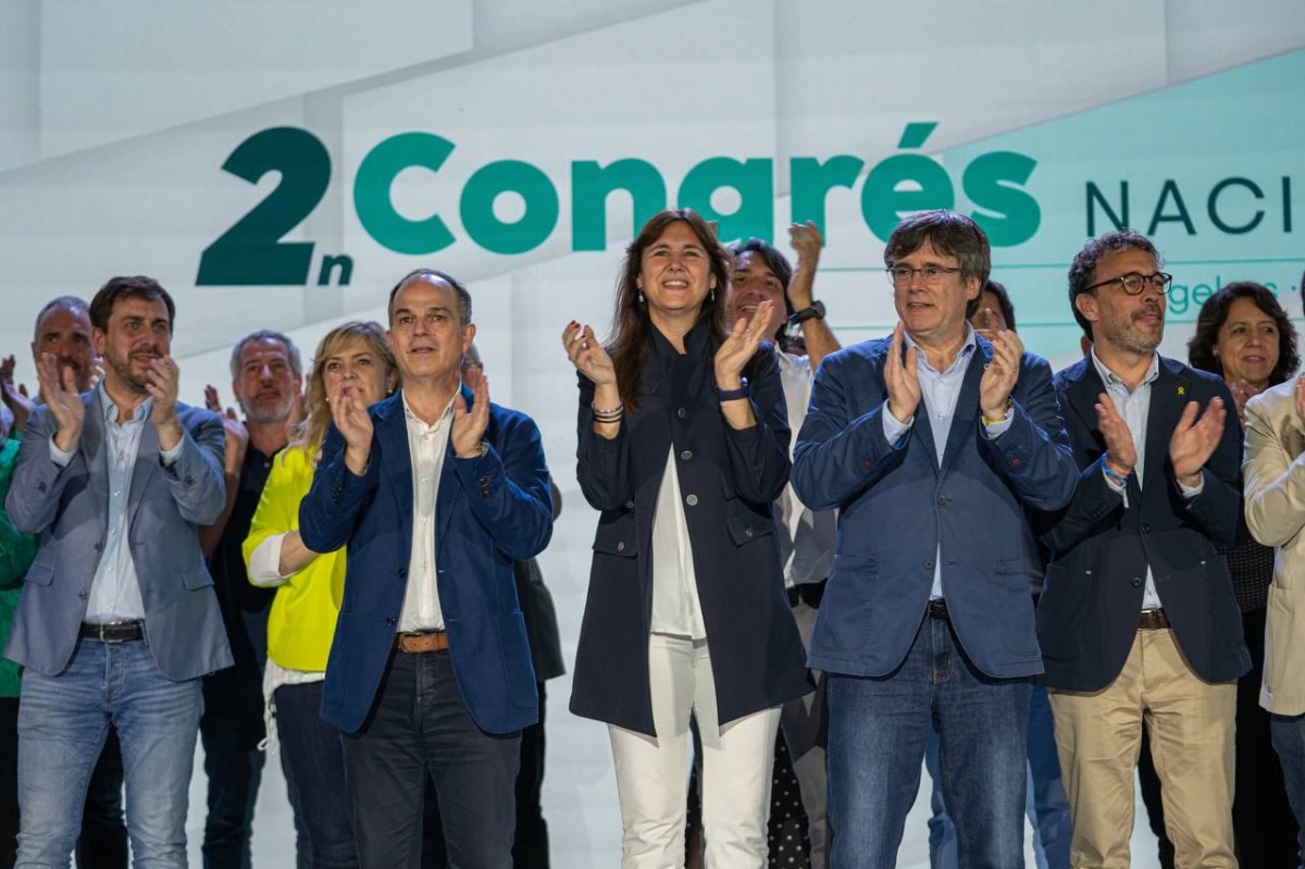 Foto de família al congrés de Junts. - Junts