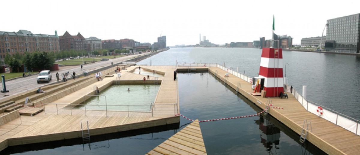 Piscines al port de Copenhaguen - archdaily.net