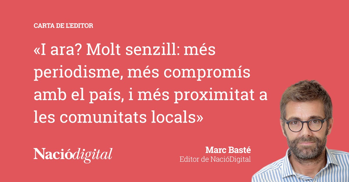 Carta del nou editor de NacióDigital