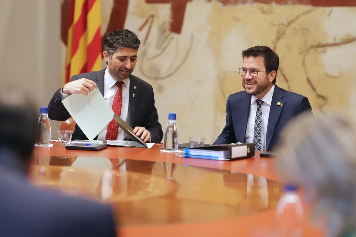 Aragonès admet que el balanç de l'any coixeja a la taula de diàleg: «Des dels indults no s'ha avançat»