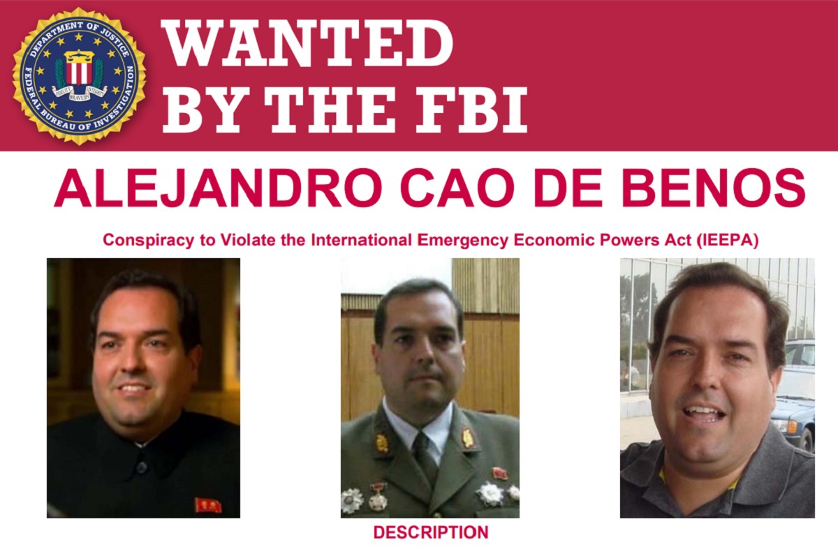 L'FBI emet una ordre de cerca i captura contra Cao de Benós