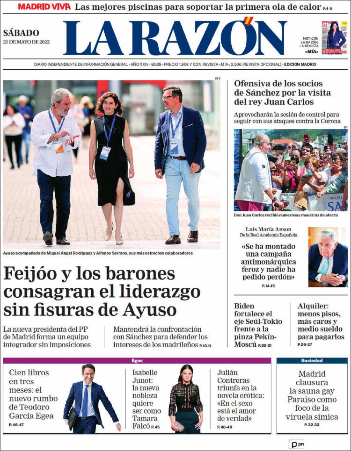 Portades | «Google detecta que Espanya també hauria espiat amb el Predator», a l'«Ara»