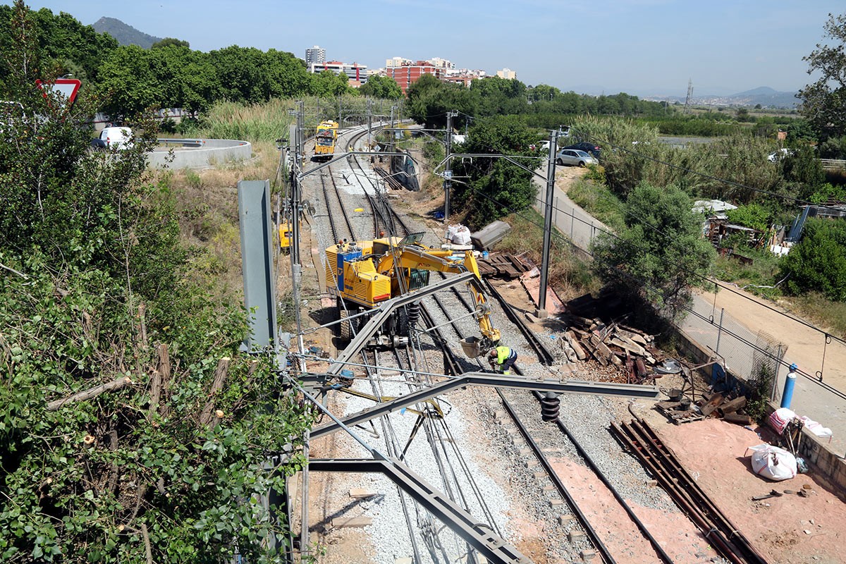 Restablert el servei de trens d'FGC a tota la línia Llobregat-Anoia