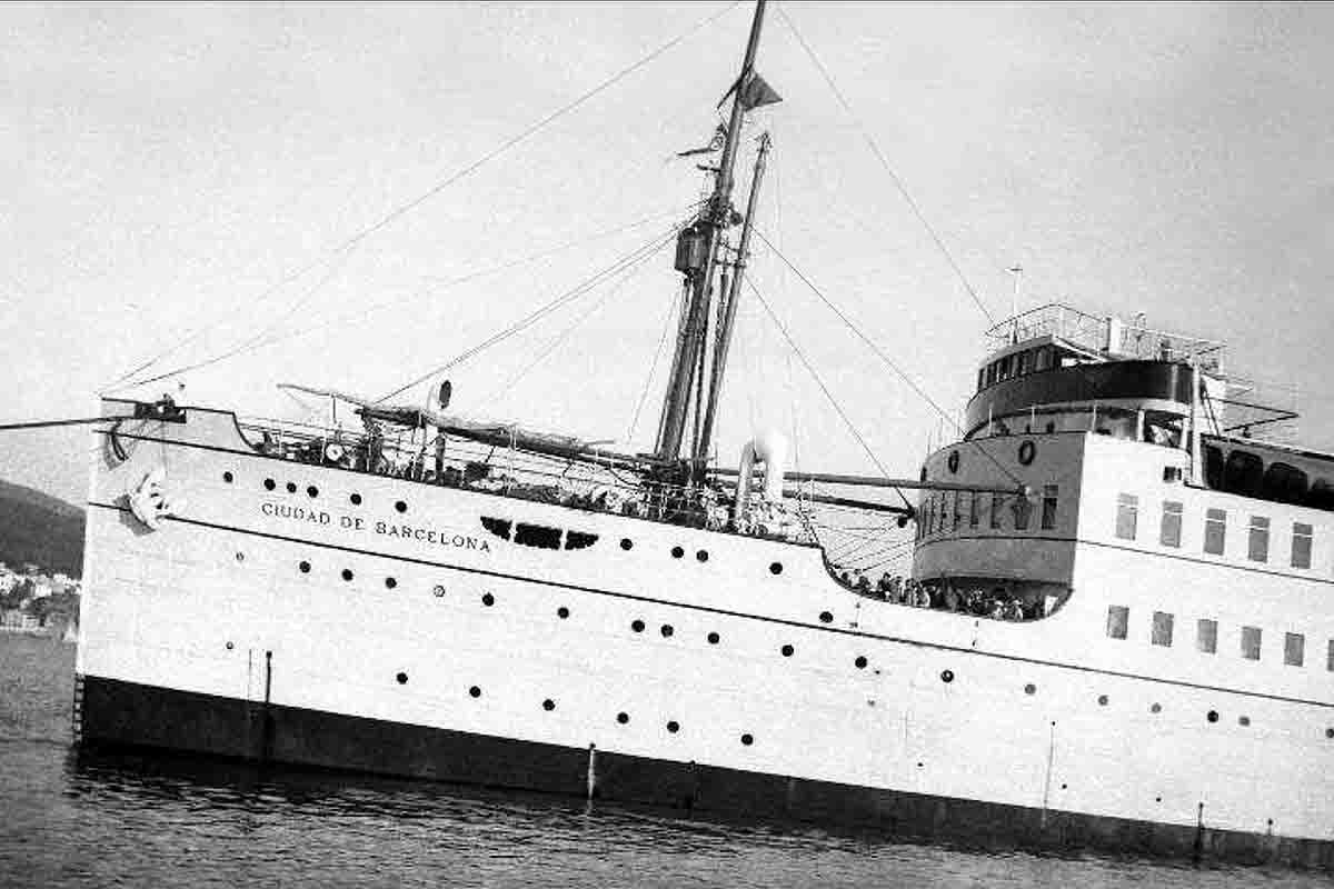85 anys de l'enfonsament del «Ciudad de Barcelona» pels submarins de Mussolini
