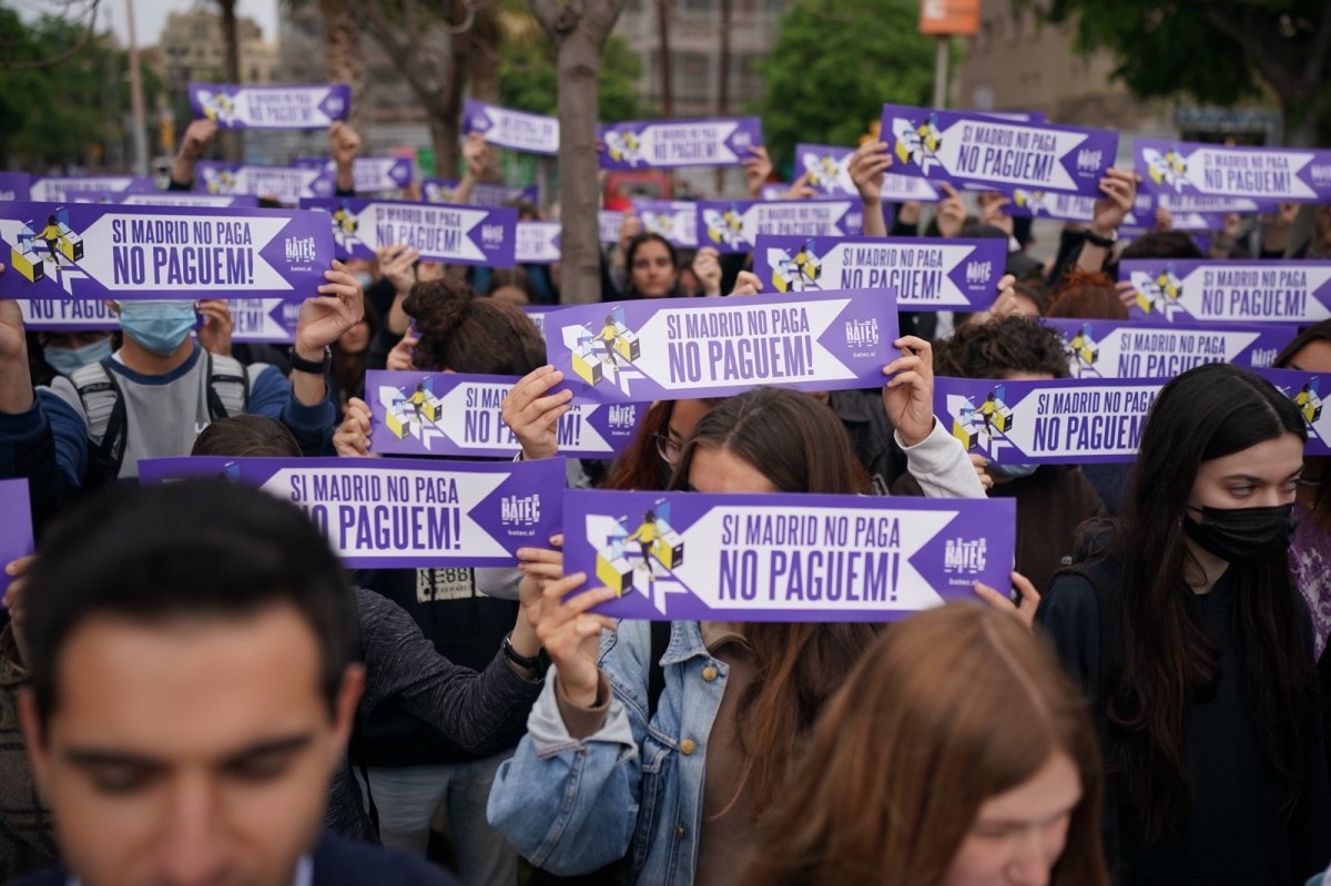 El col·lectiu Batec convoca una «vaga de pagaments» a Renfe