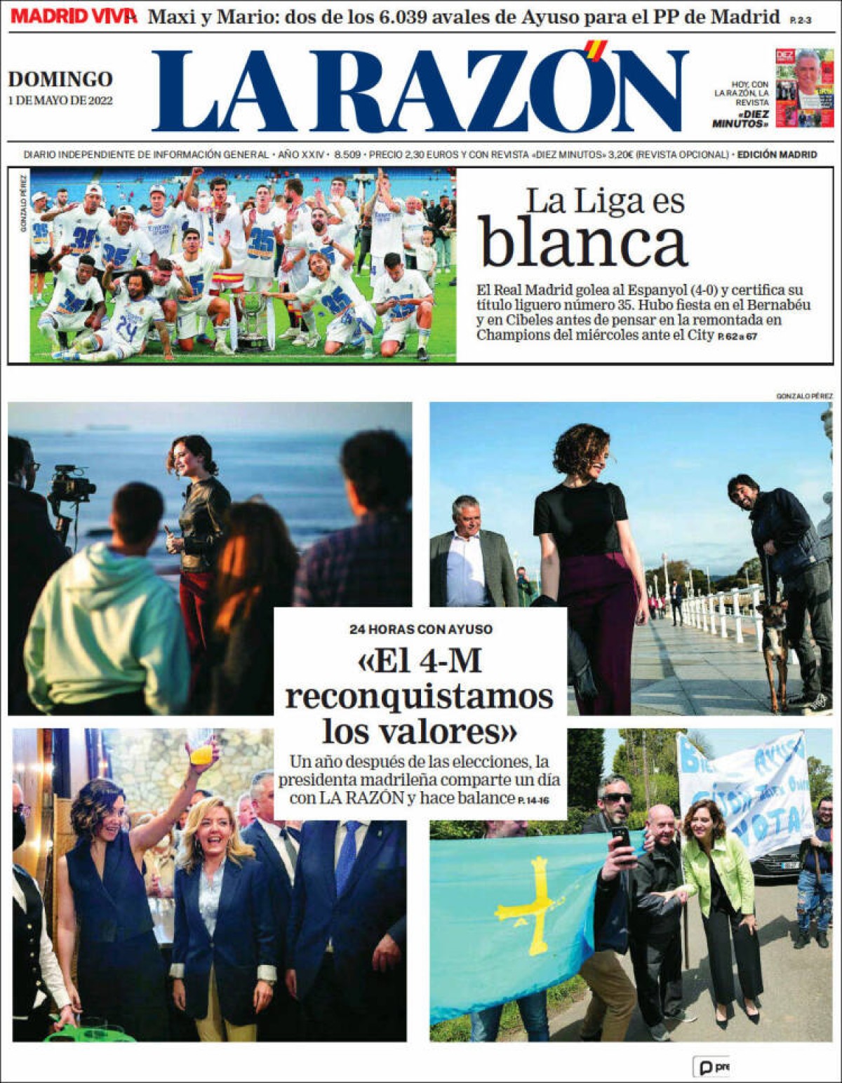Portades | «El sobiranisme va buscar atacs en 250 mòbils», a «La Vanguardia»