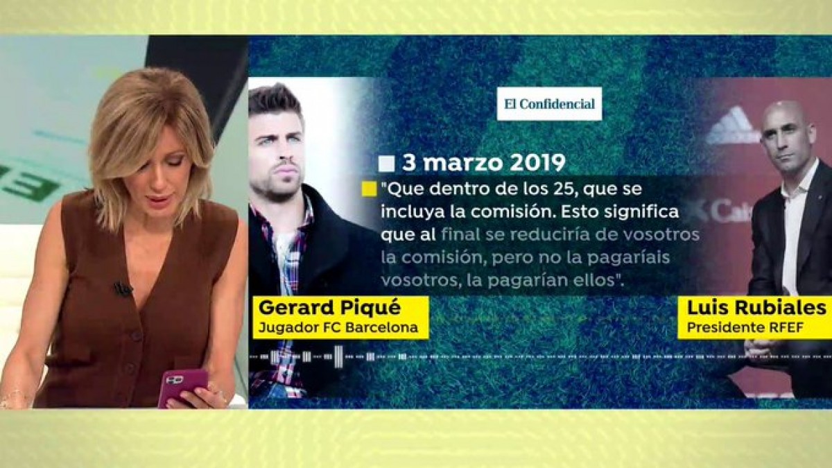 Joan Carles I interromp Susanna Griso en directe amb un whatsapp sobre Piqué