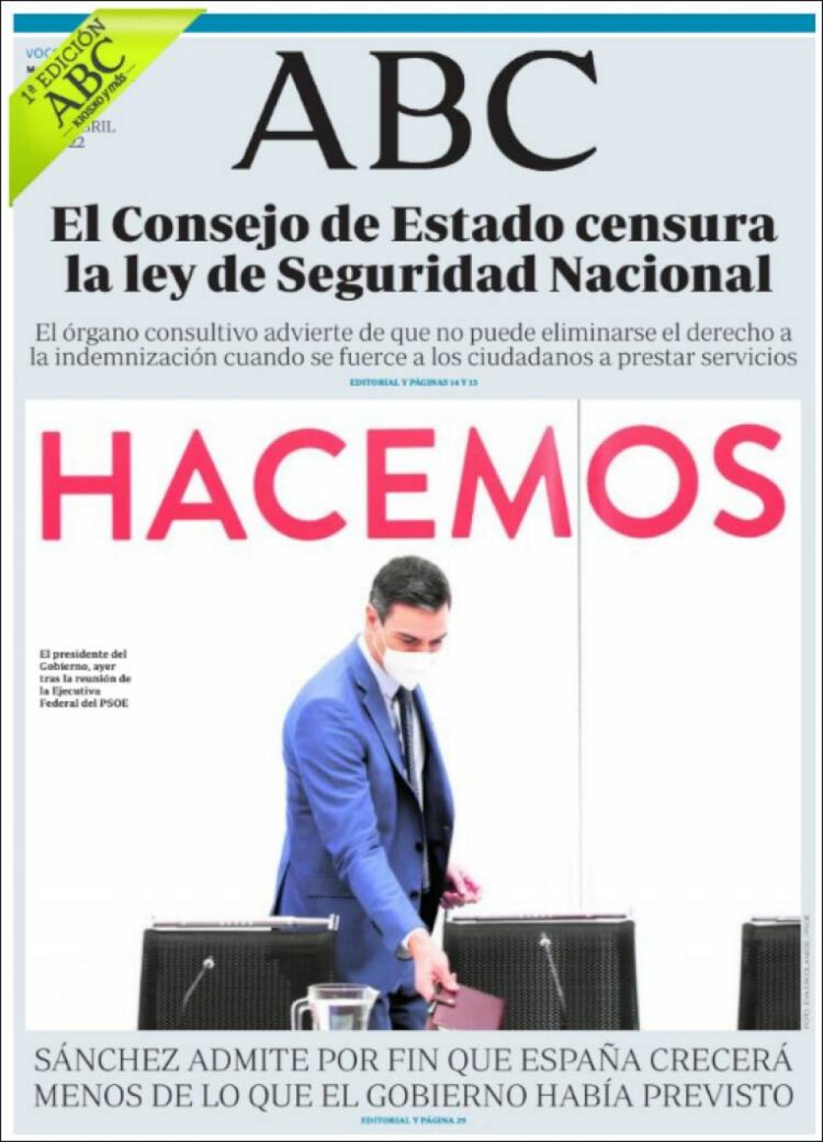 Portades | La premsa espanyola «s'oblida» del «Catalangate»