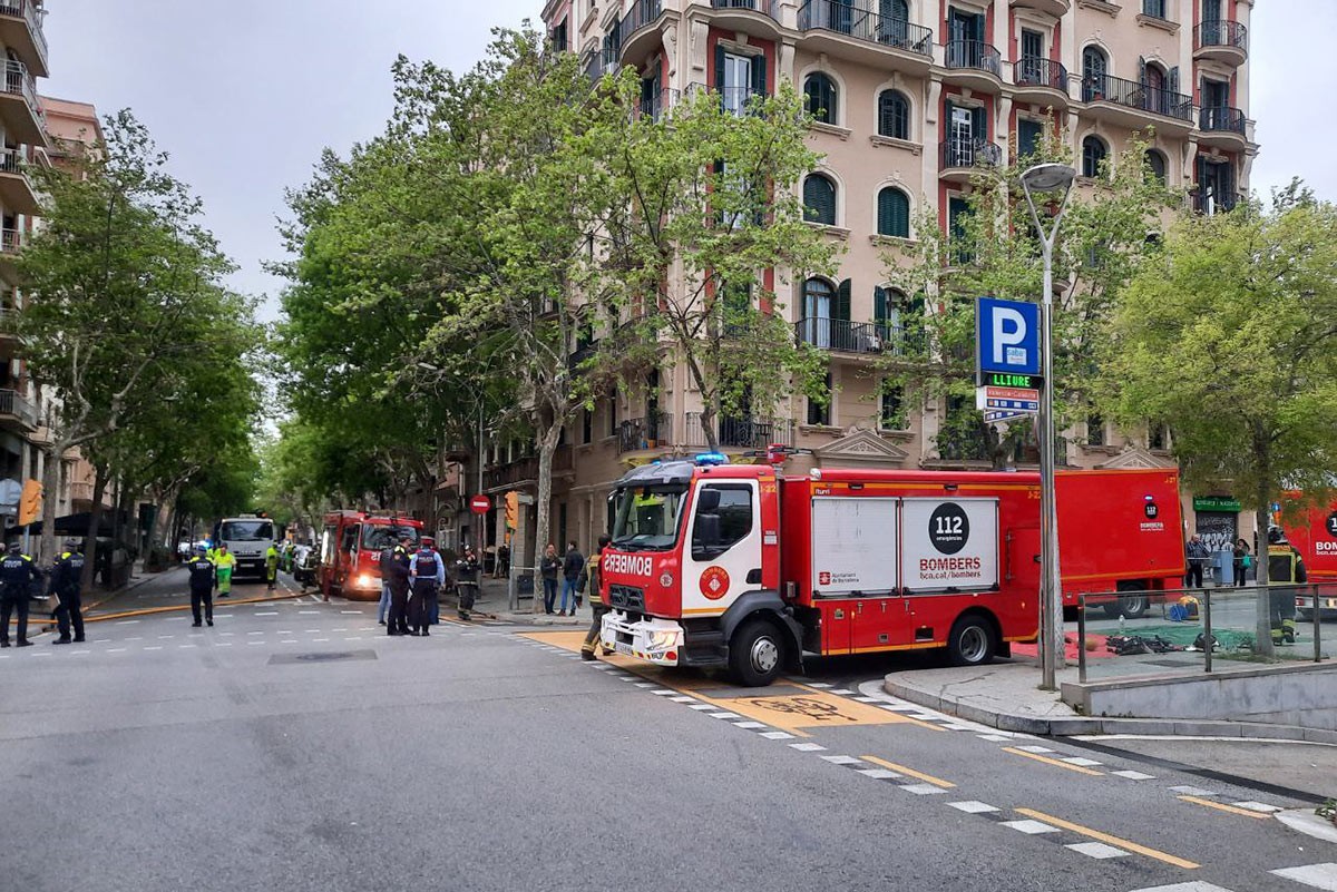 Sota custòdia policial la propietària del bar on s'ha produït l'incendi a Barcelona