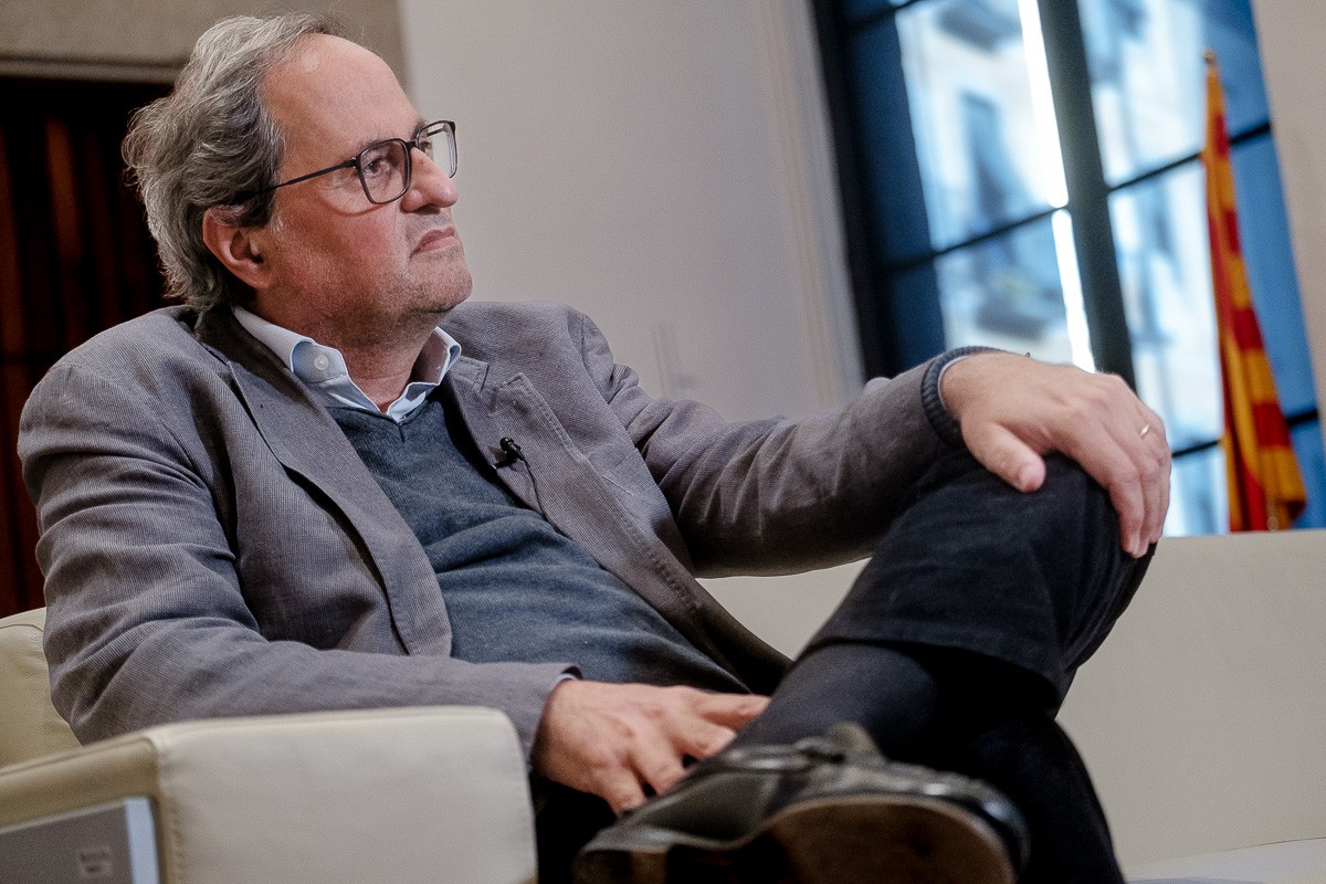 Torra recorre la sentència i argumenta que la pancarta era «llibertat d’expressió»