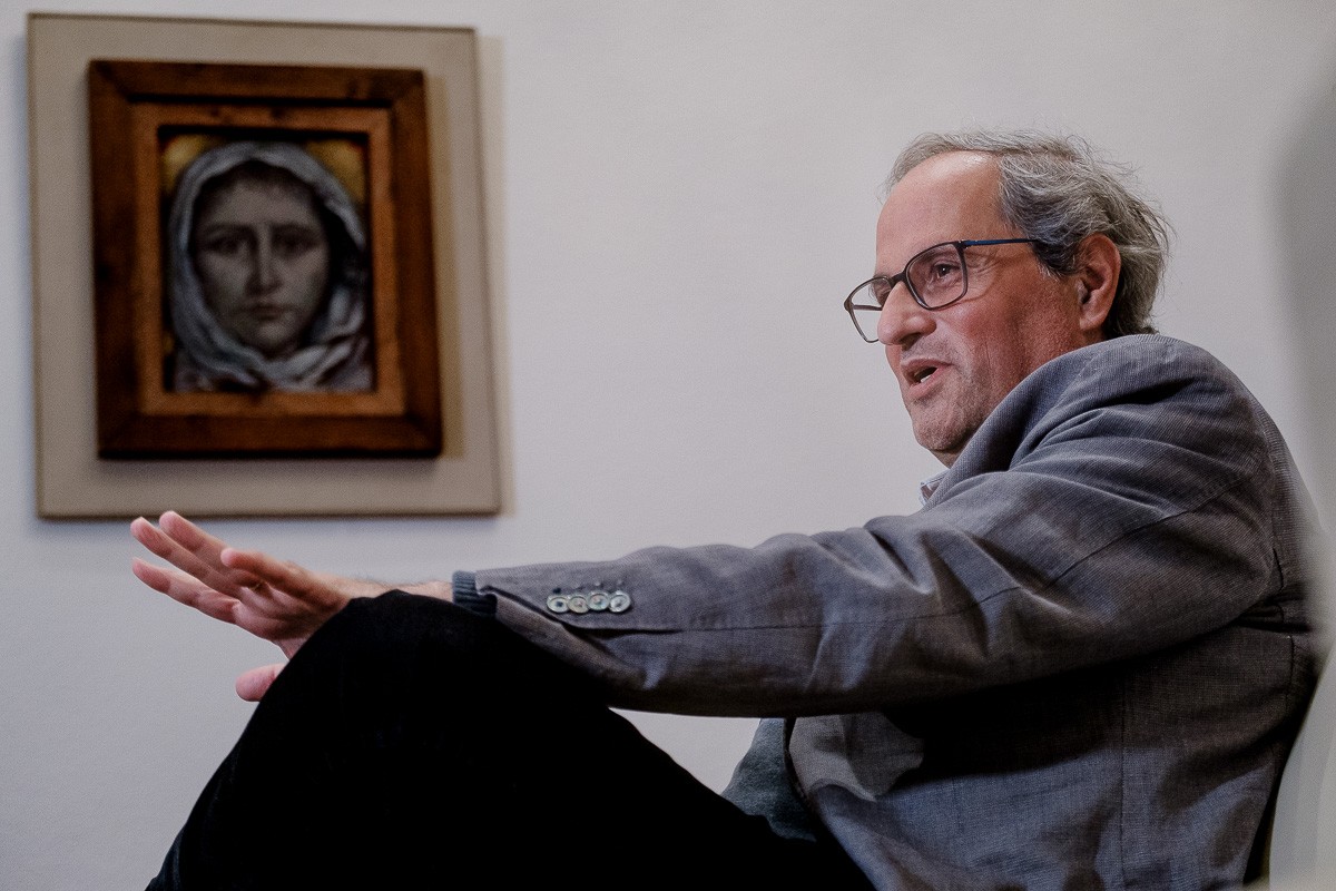 Quim Torra. - Adrià Costa
