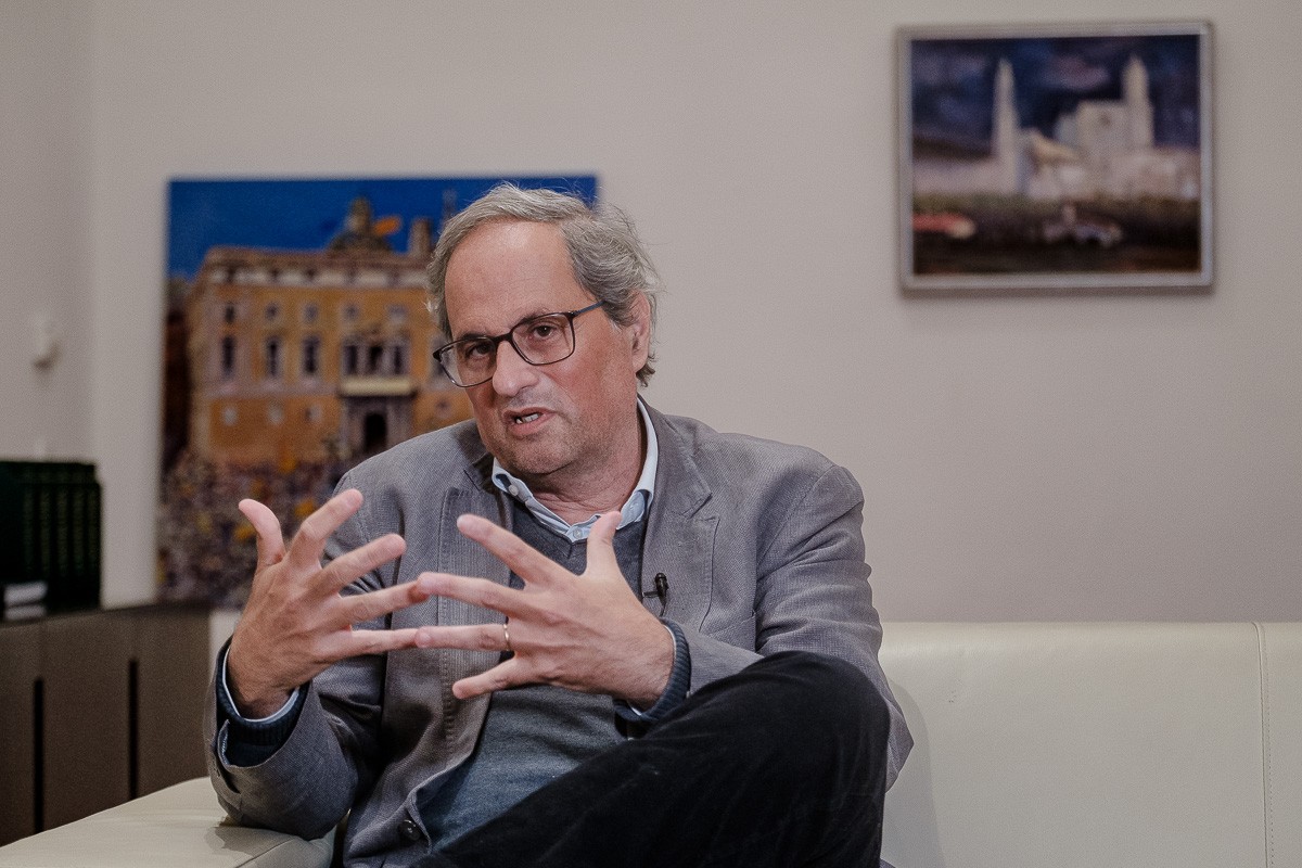 Quim Torra. - Adrià Costa