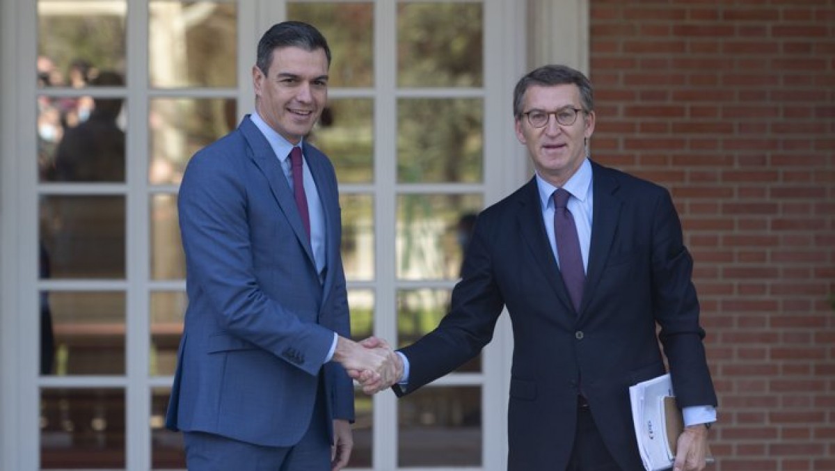 Sánchez ofereix a Feijóo onze pactes d'Estat per recuperar els «consensos bàsics»