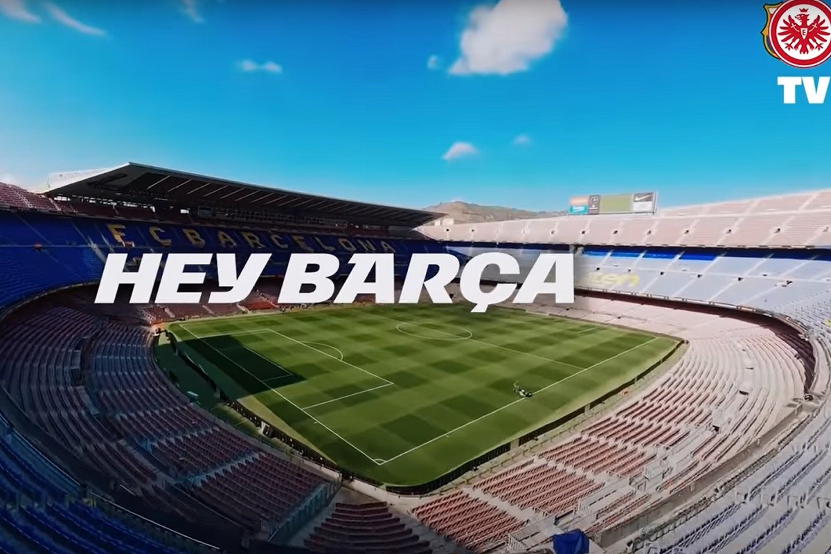 L'emotiu vídeo de l'Eintracht de Frankfurt per desafiar el Barça: «Sou molt bons, però...»
