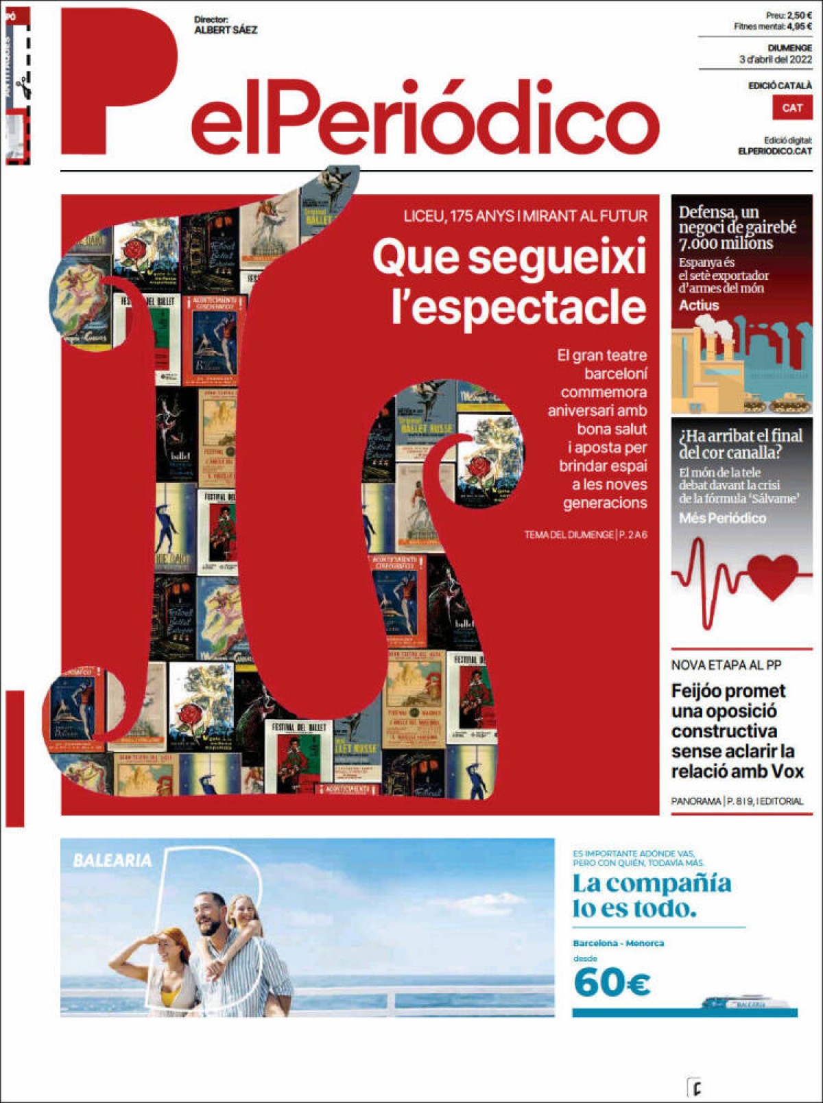 Portades | Feijóo i la nova era del PP, protagonistes de les portades