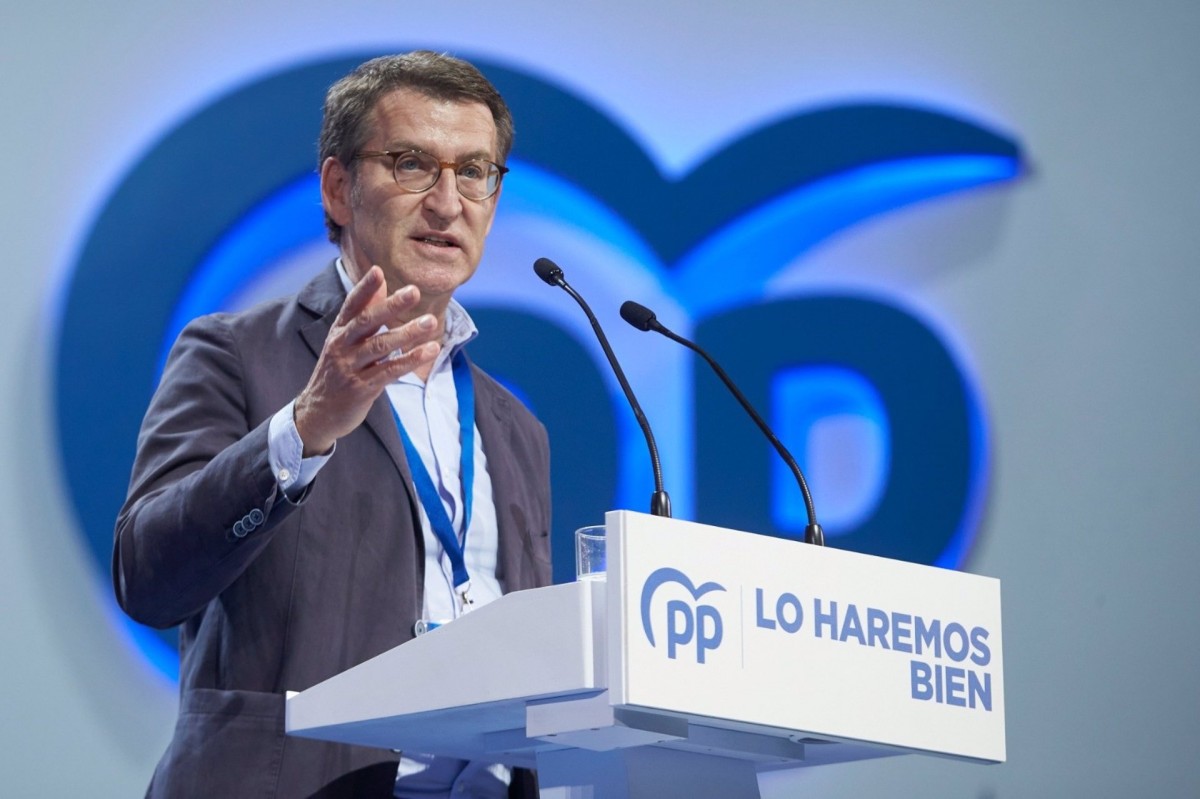 Feijóo s'aferra a la sedició i assegura que el PSOE haurà d'elegir «entre Sánchez i Espanya»