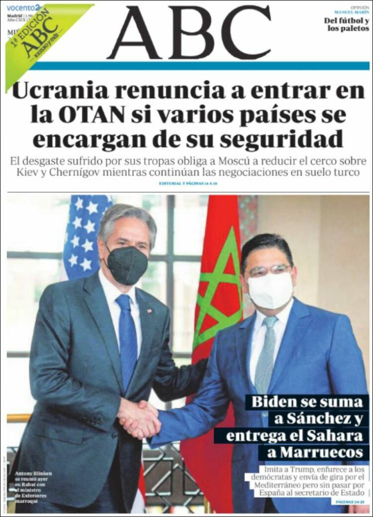 Portades | «Centenars de benzineres pugen el preu més de 5 cèntims després de la bonificació de Sánchez», a «El Mundo»
