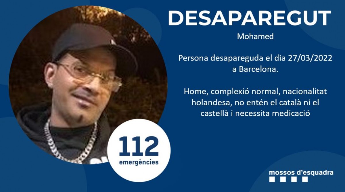 Troben l'home holandès que havia desaparegut a Barcelona