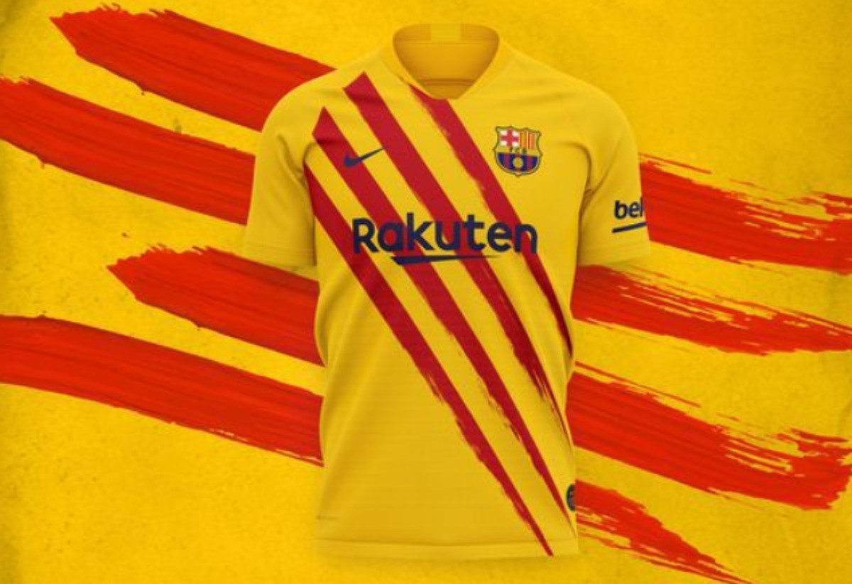 El Barça jugarà amb la samarreta de la senyera contra el Reial Madrid