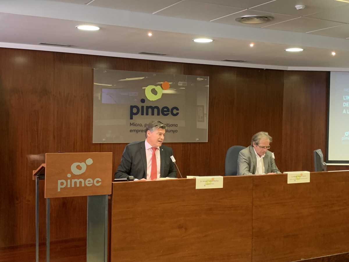 L'increment de preus de l'energia afecta de manera «preocupant» el 62% de les empreses