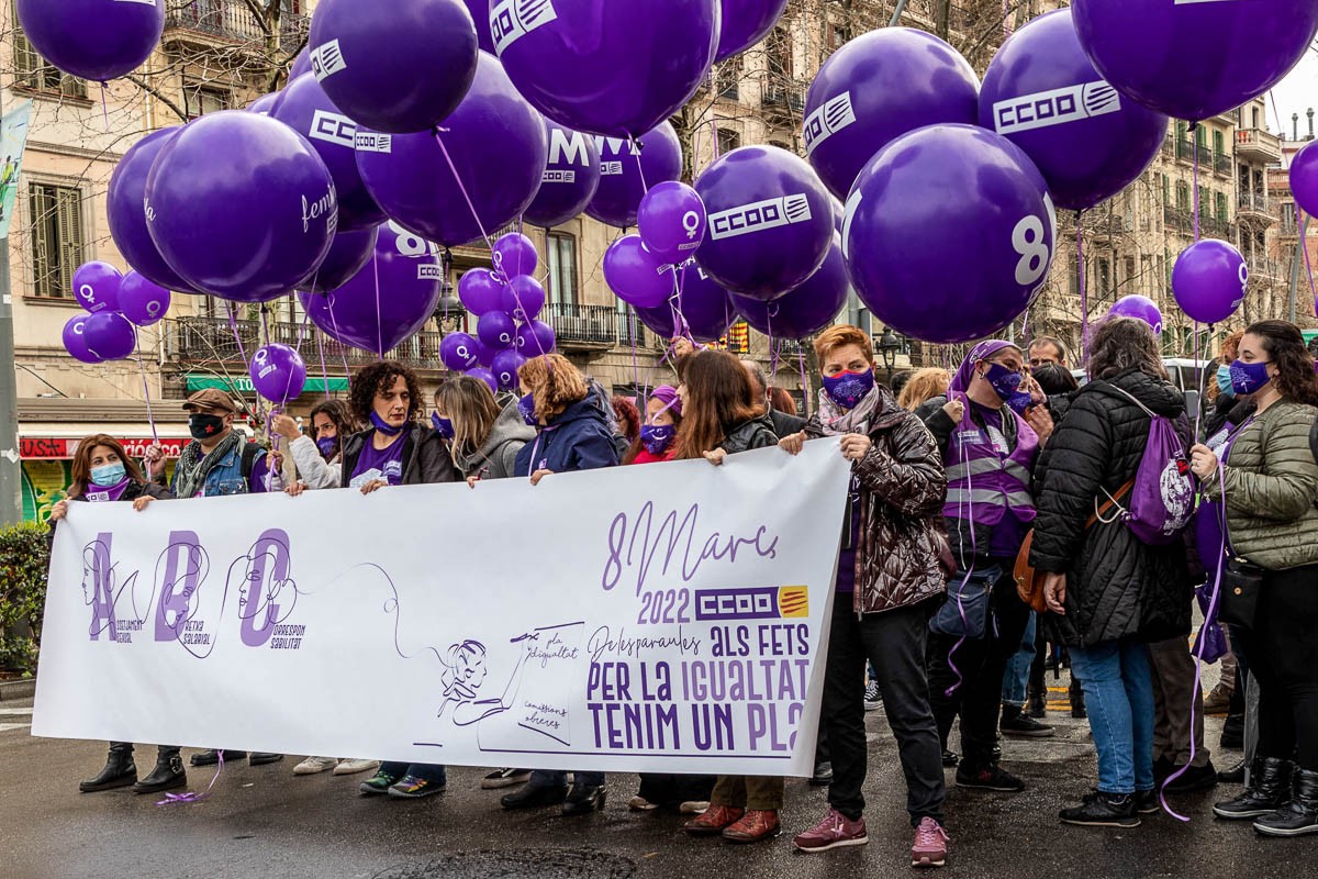 8-M: clam feminista a Barcelona - Josep Lluís Escudero