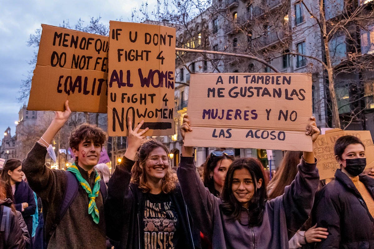 8-M: clam feminista a Barcelona - Josep Lluís Escudero