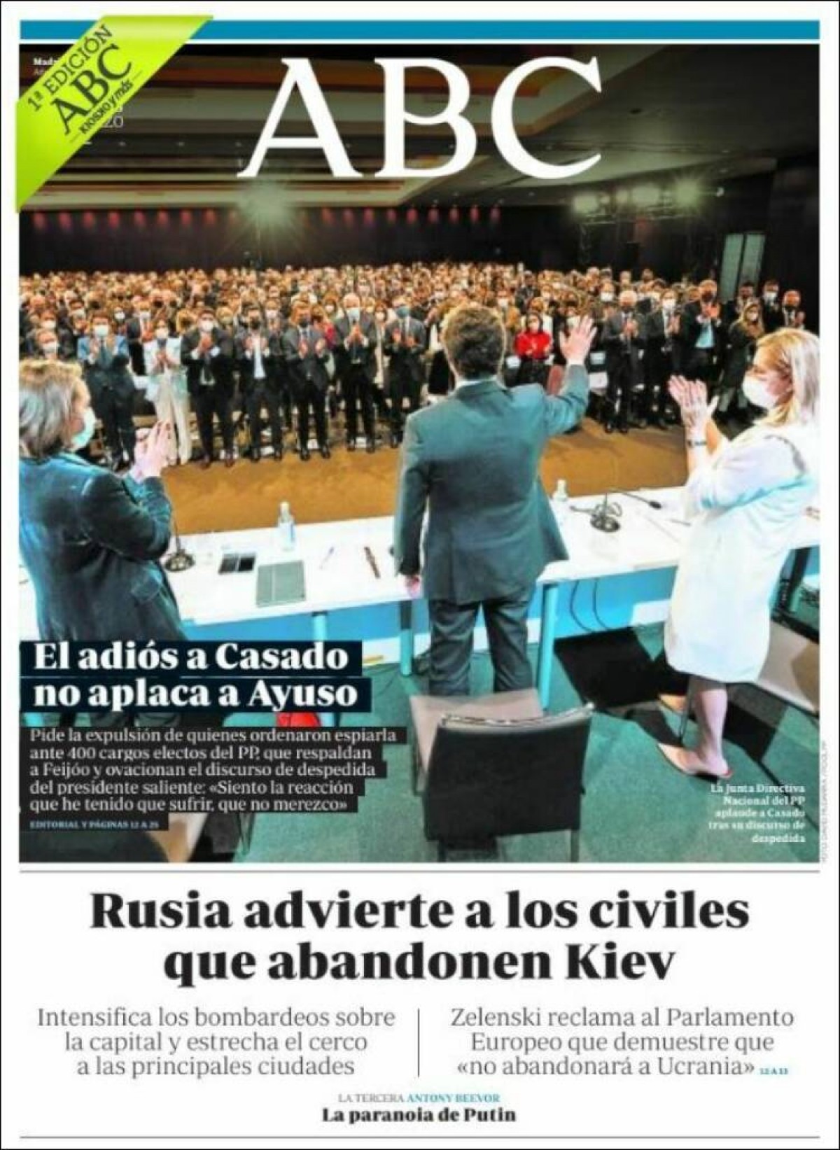 Portades | «Barcelona podrà cobrar peatge als cotxes que entrin al centre», a «El Periódico»