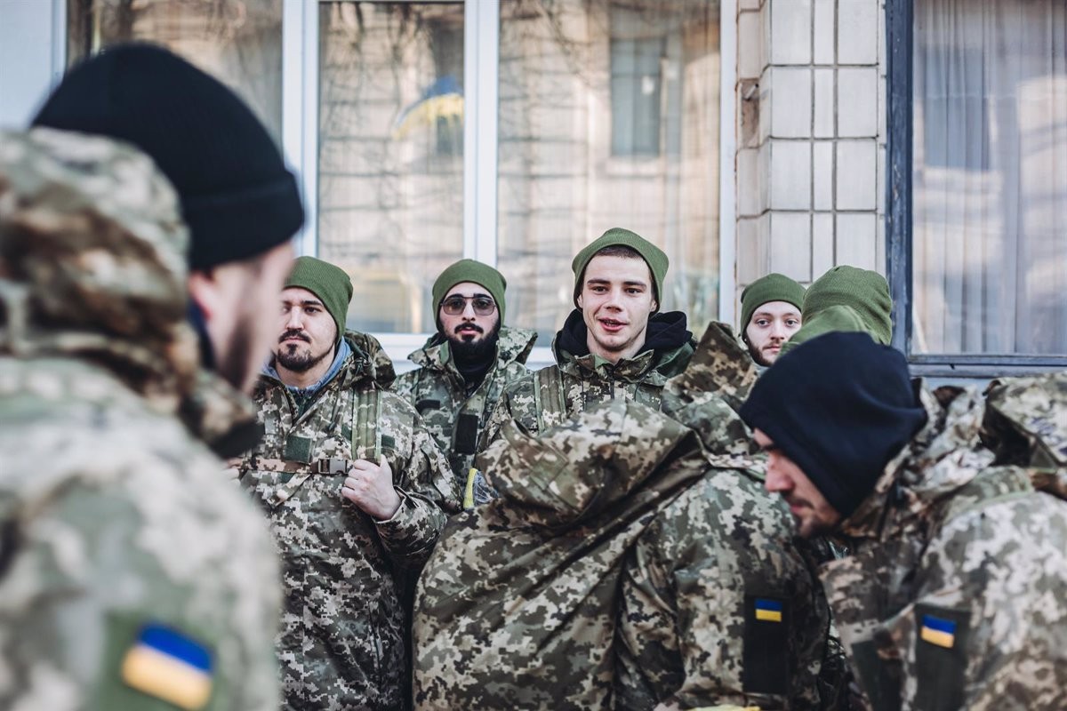 Soldats ucraïnesos als carrers de Kíev - Europa Press
