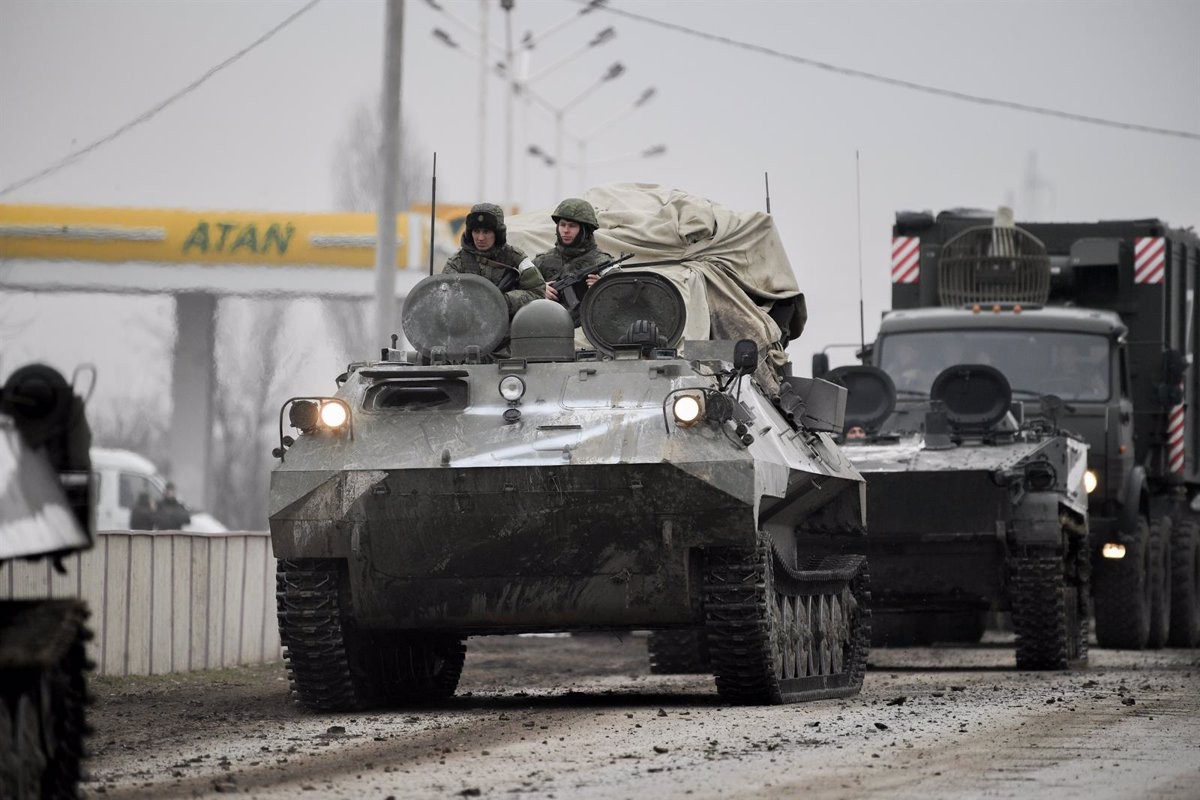 Tropes de l'exèrcit rus, durant l'atac a Ucraïna. - Europa Press