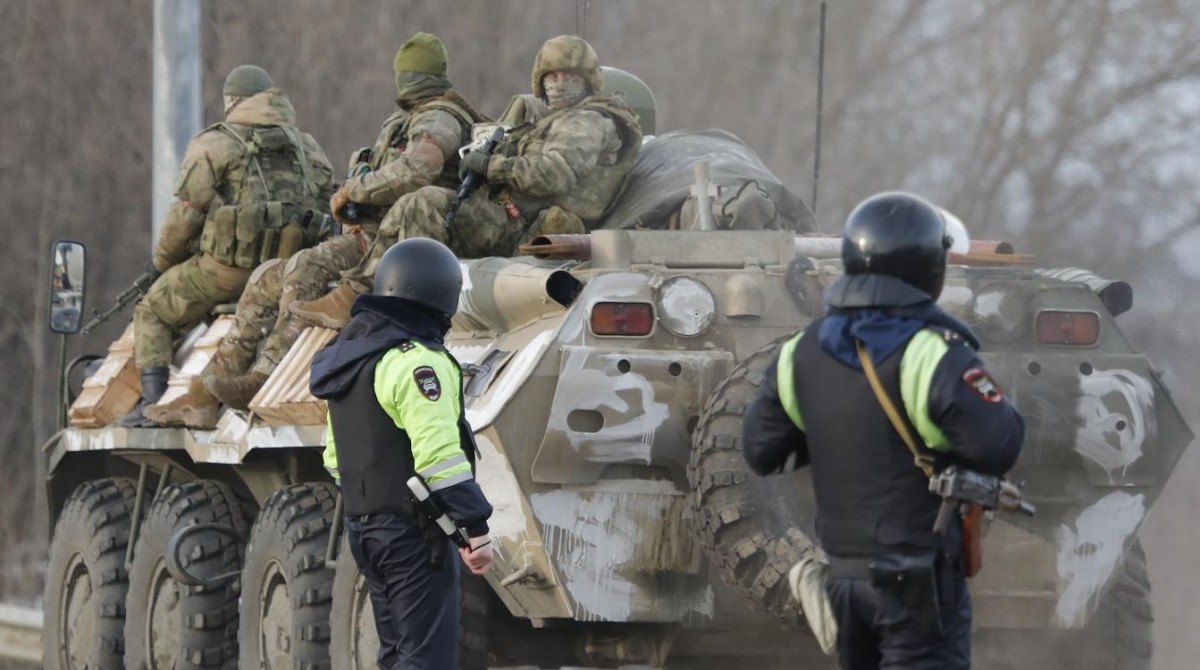 Militars a la frontera entre Ucraïna i Rússia - Europa Press