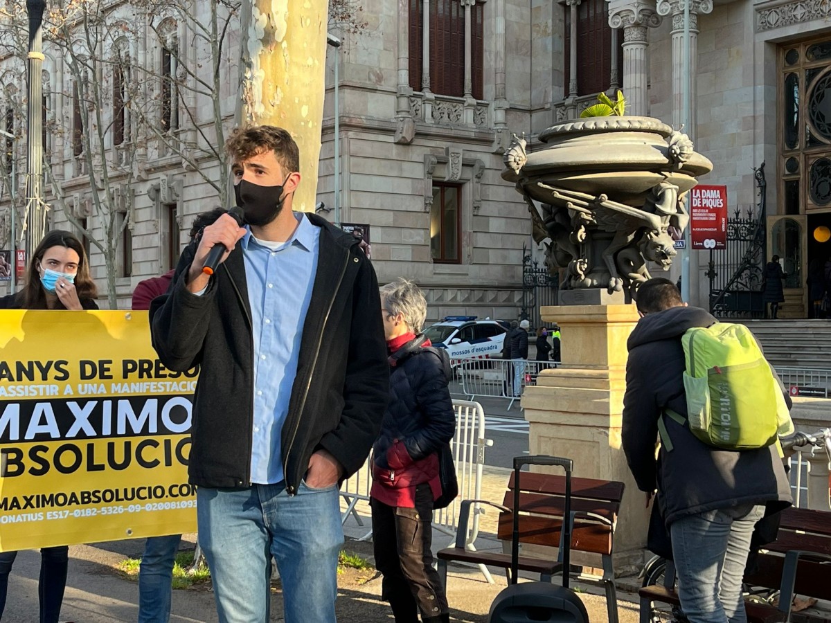La jutge condemna a un any i nou mesos de presó Max Castellarnau per les protestes post-sentència 