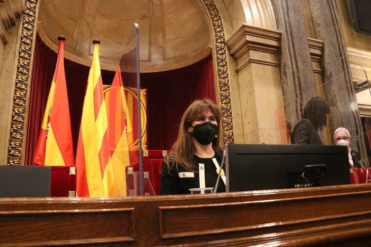 Enganxada Borràs-Vox per un insult «inacceptable» a Aragonès