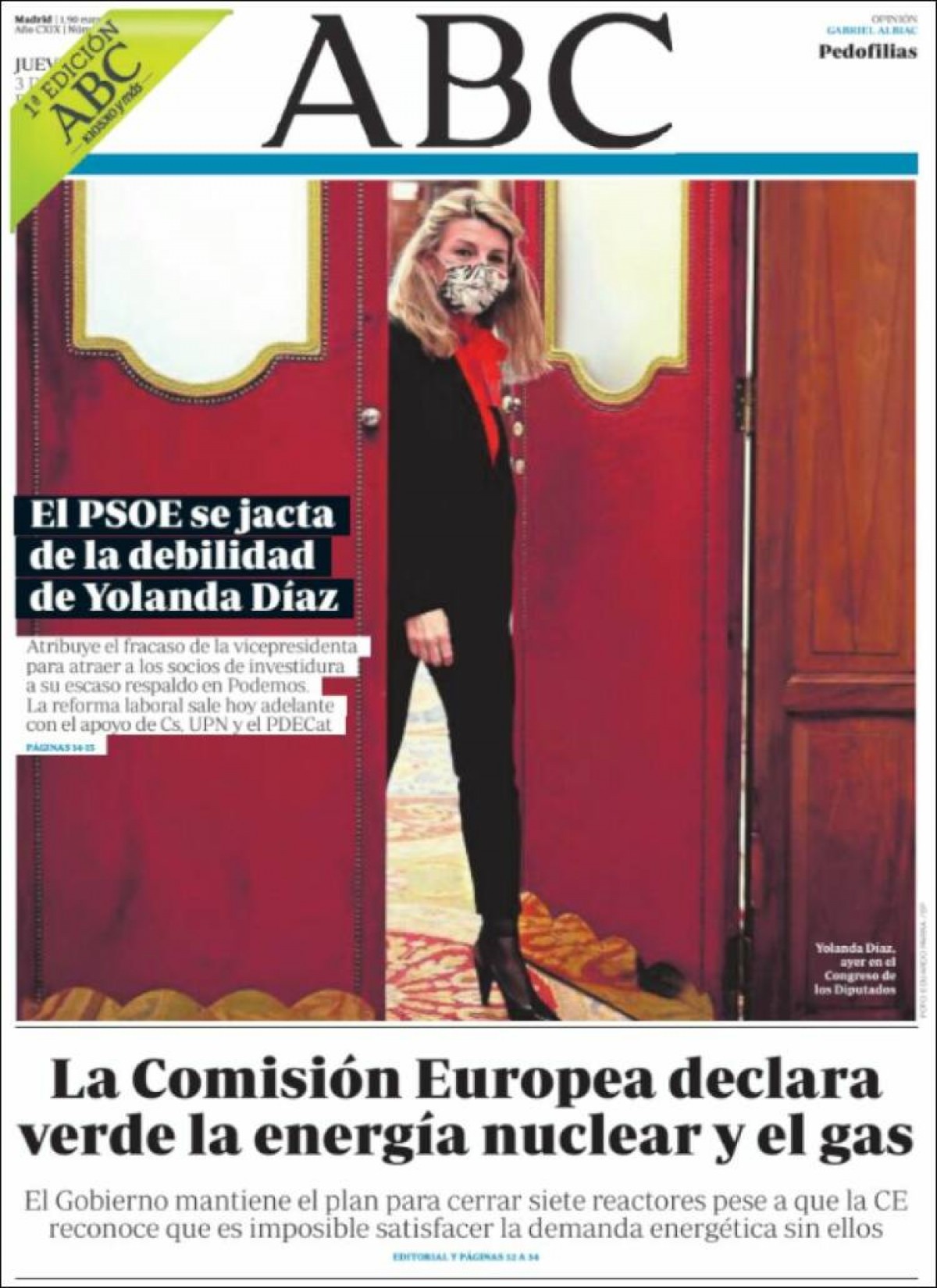 Portades | «El 87% de catalans, immunitzats de Covid», a l'«Ara»