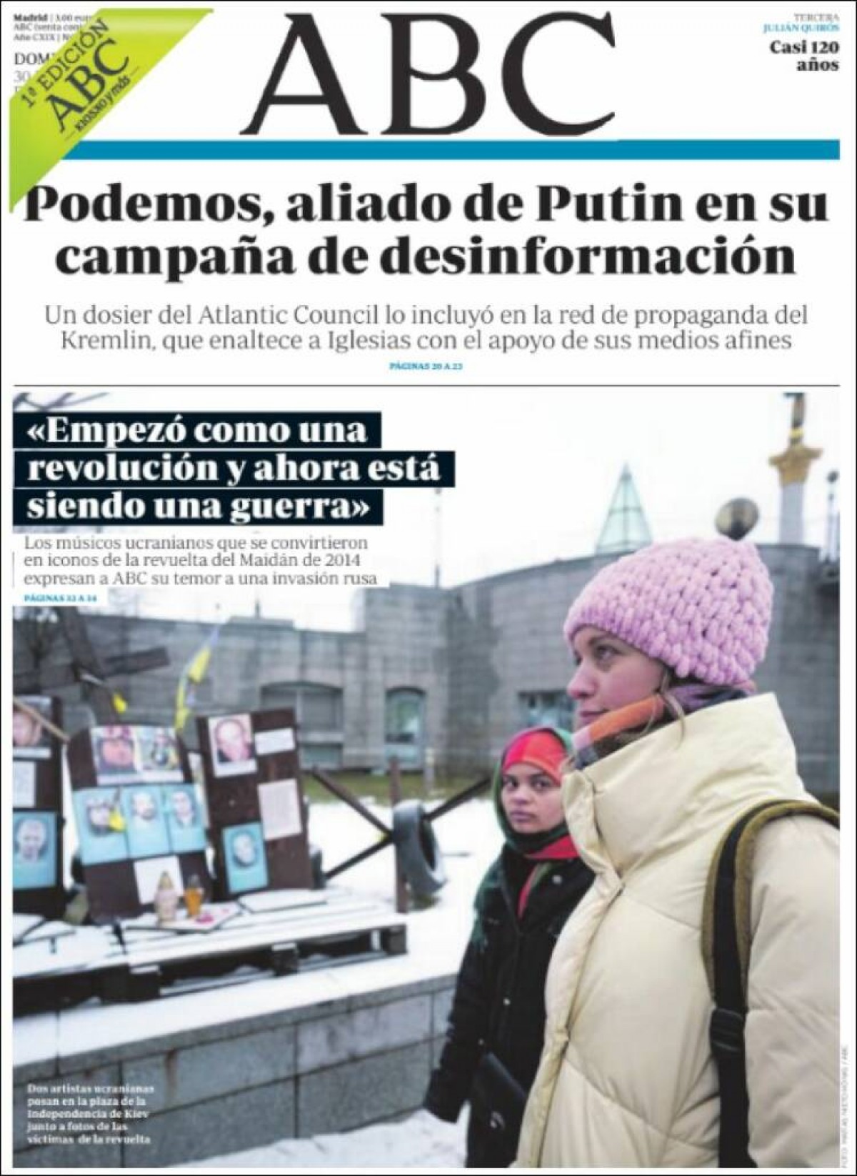Portades | «El Govern ultima un decret per eludir el 25% del castellà», a «La Vanguardia»