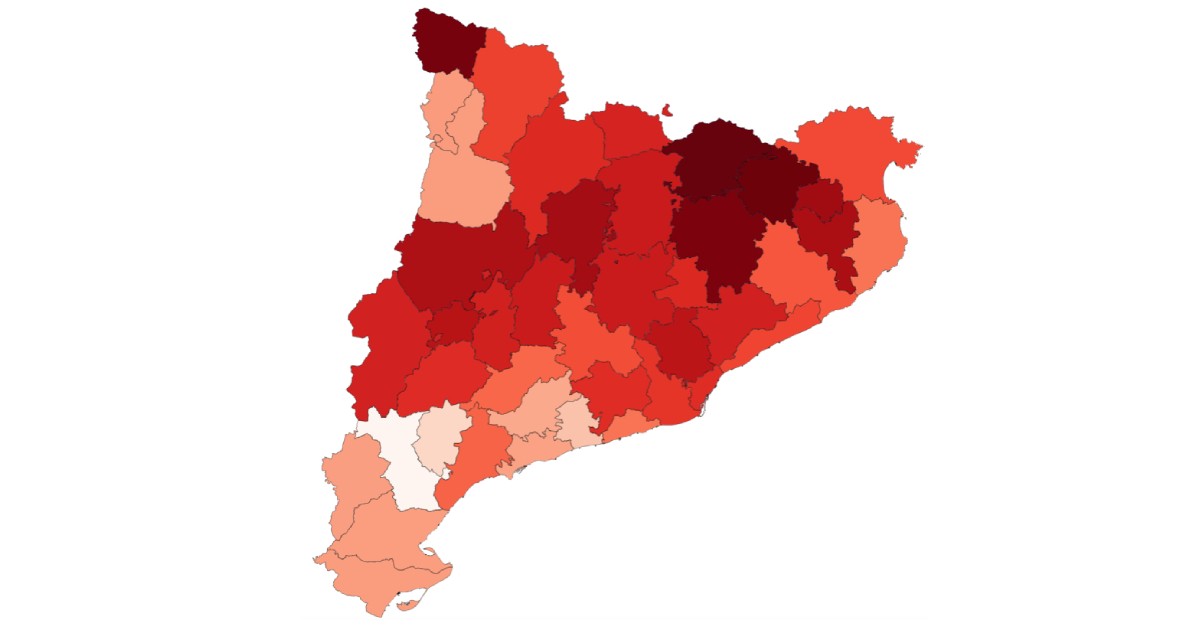 Catalunya supera els dos milions de contagis: quants n'hi ha hagut a la teva comarca o municipi?