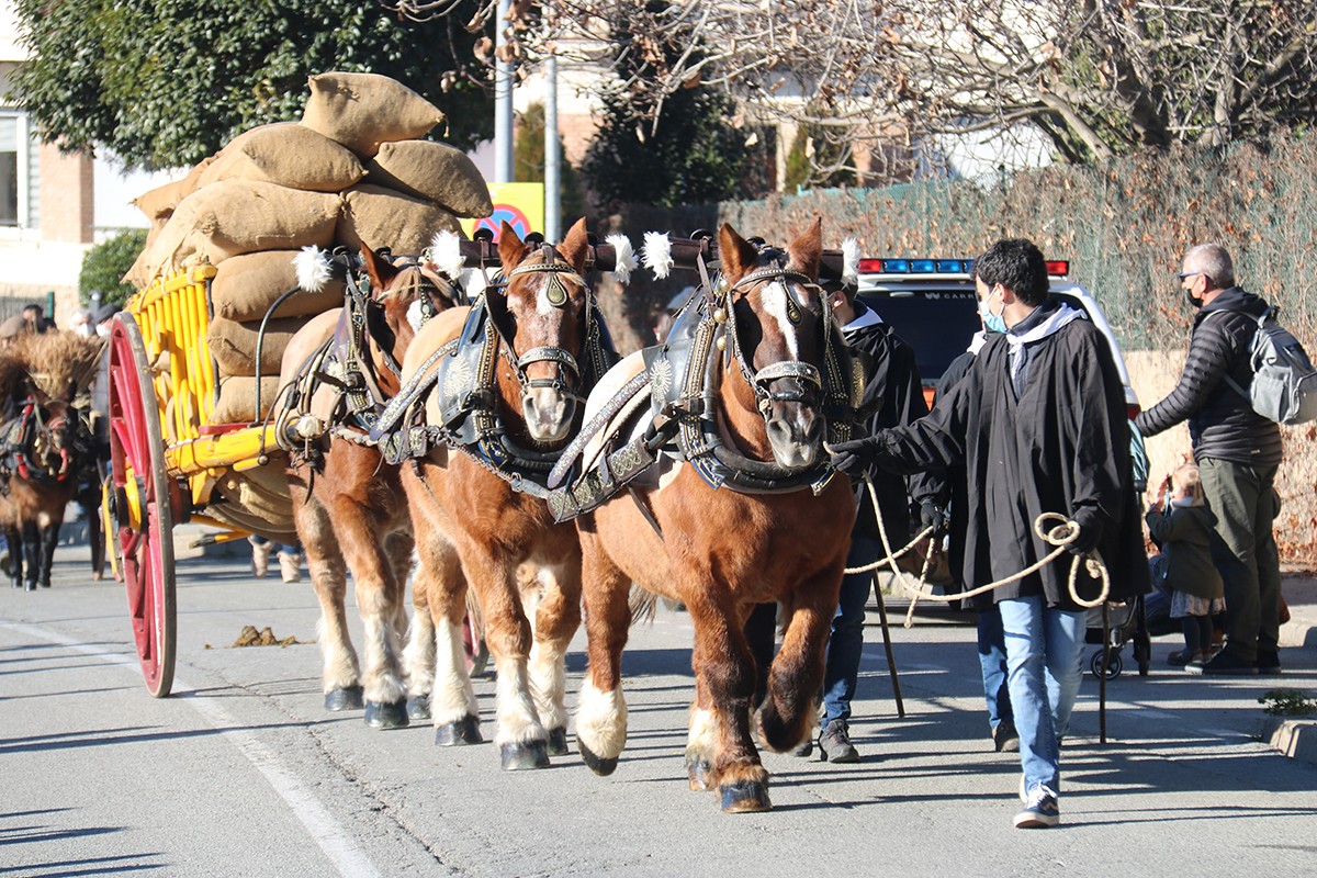 Un dels carruatges del Passant dels Tres Tombs de Taradell. - Albert Segura Lorrio/ACN