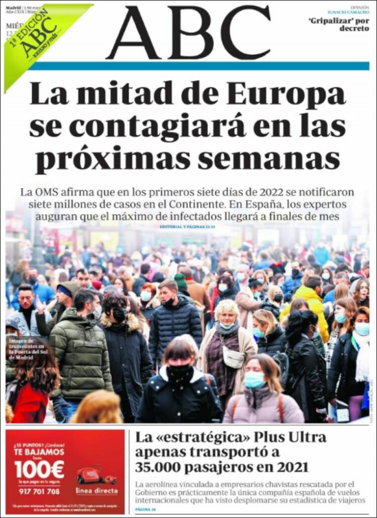 Portades | La premsa espanyola silencia les revelacions de Villarejo sobre el CNI i els atemptats del 17-A