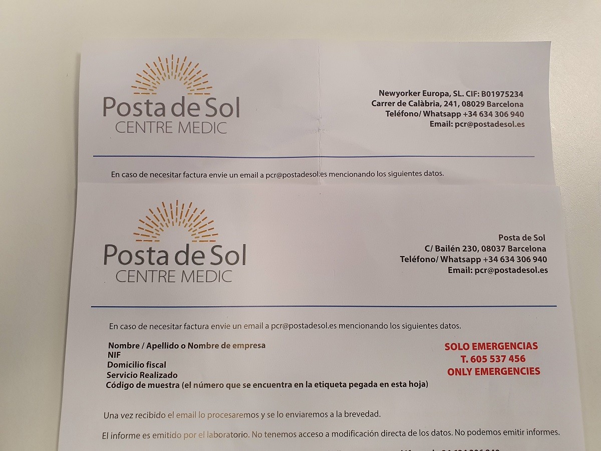 Informació del centre mèdic Posta de Sol - ND
