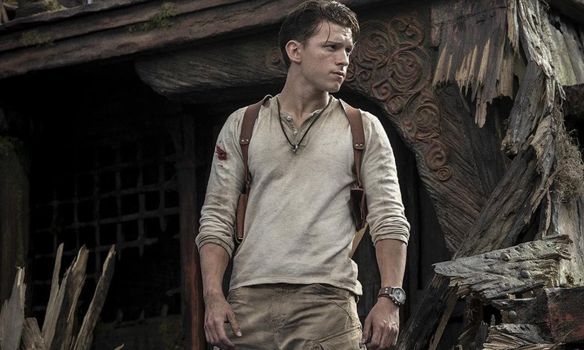 Tom Holland com a Nathan Drake - Sony