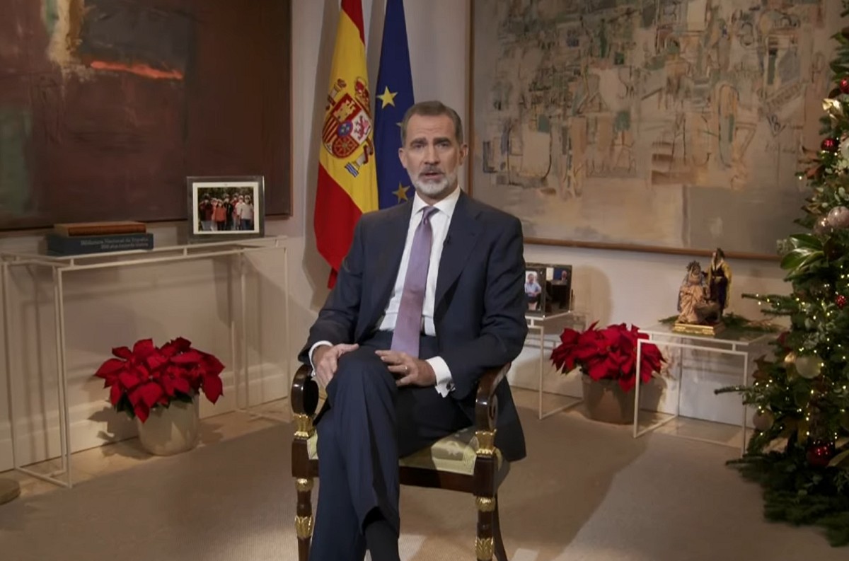 Felip VI, durant el discurs - ND