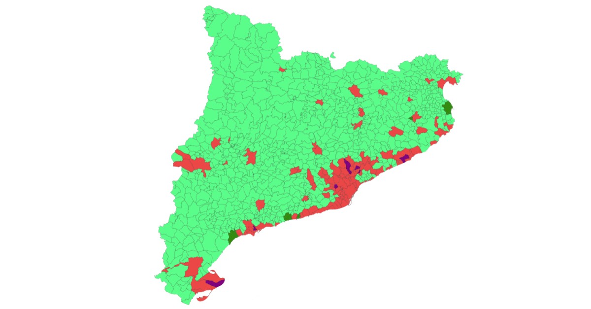 Consulta aquí els 125 municipis amb toc de queda