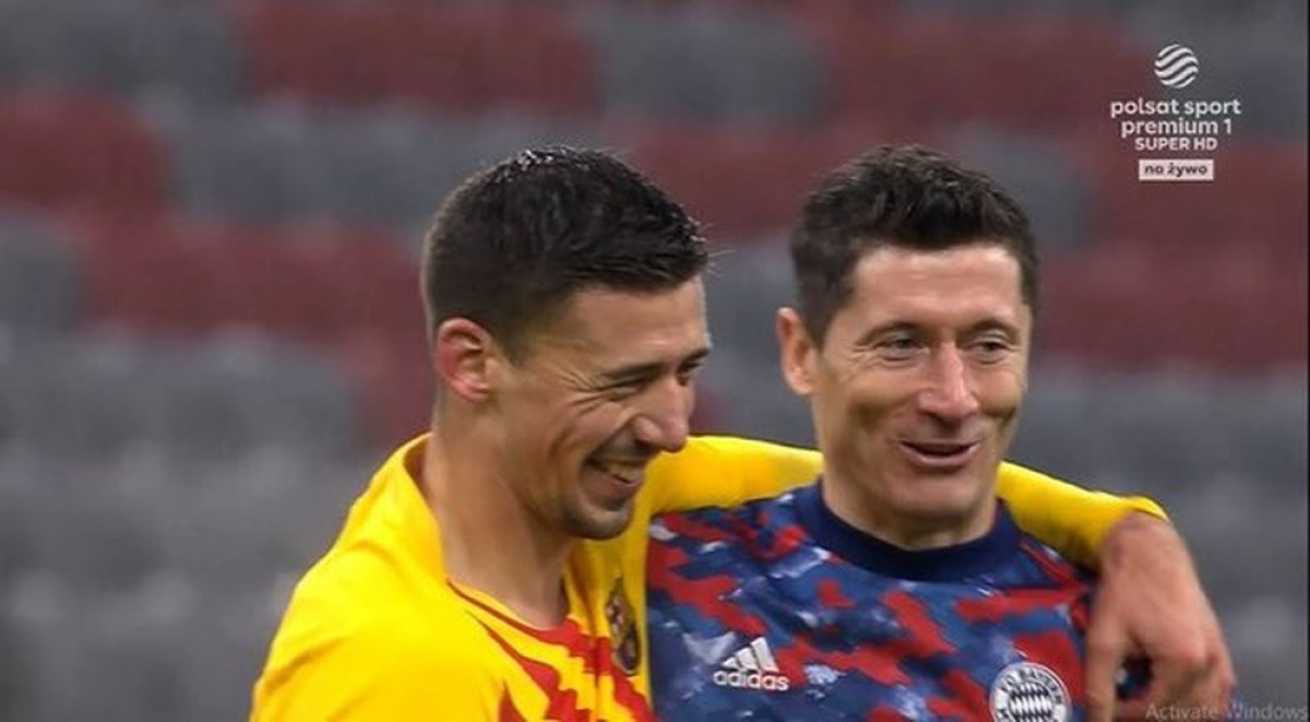Lenglet explica les bromes amb Lewandowski després de la derrota contra el Bayern