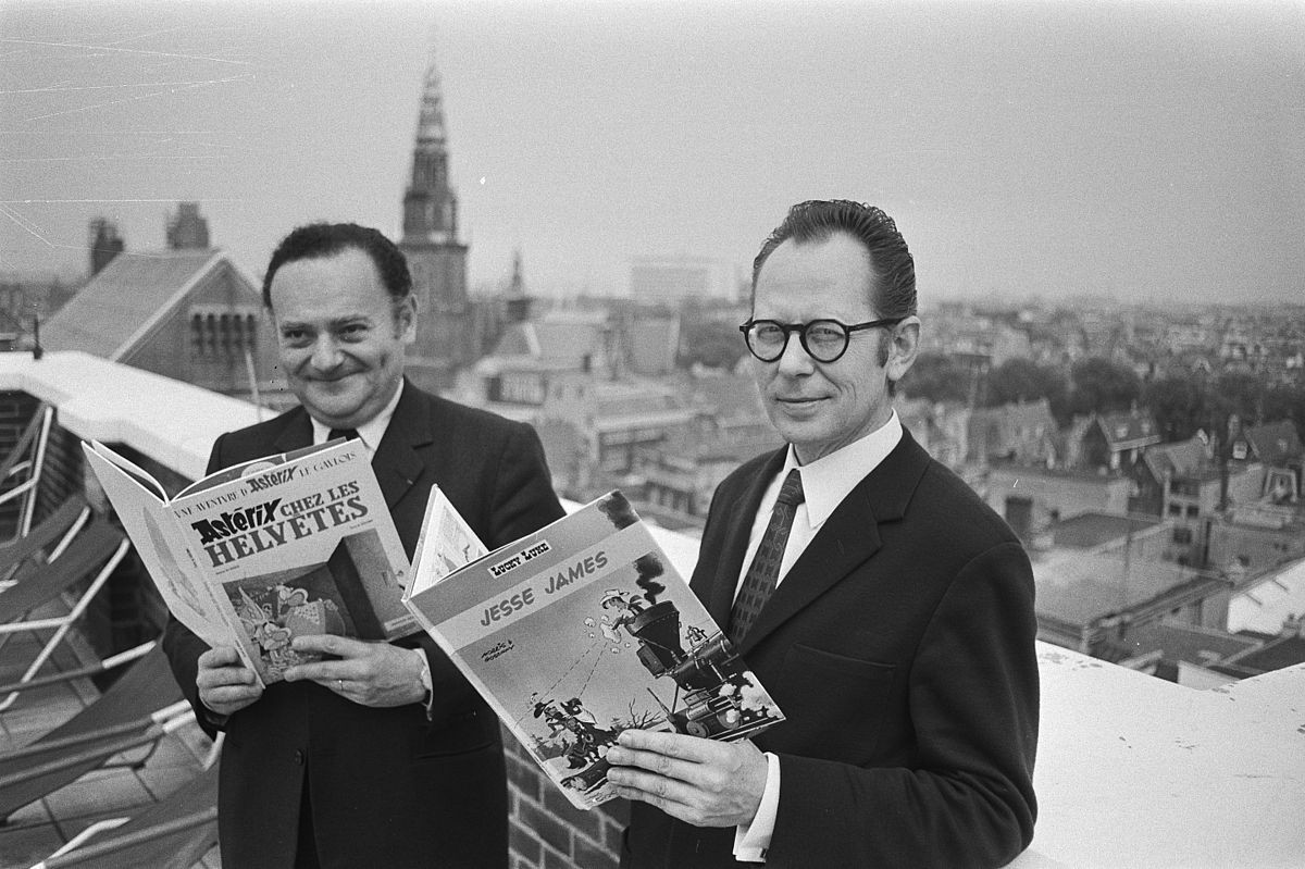 Goscinny i Uderzo - Wikipedia Commons