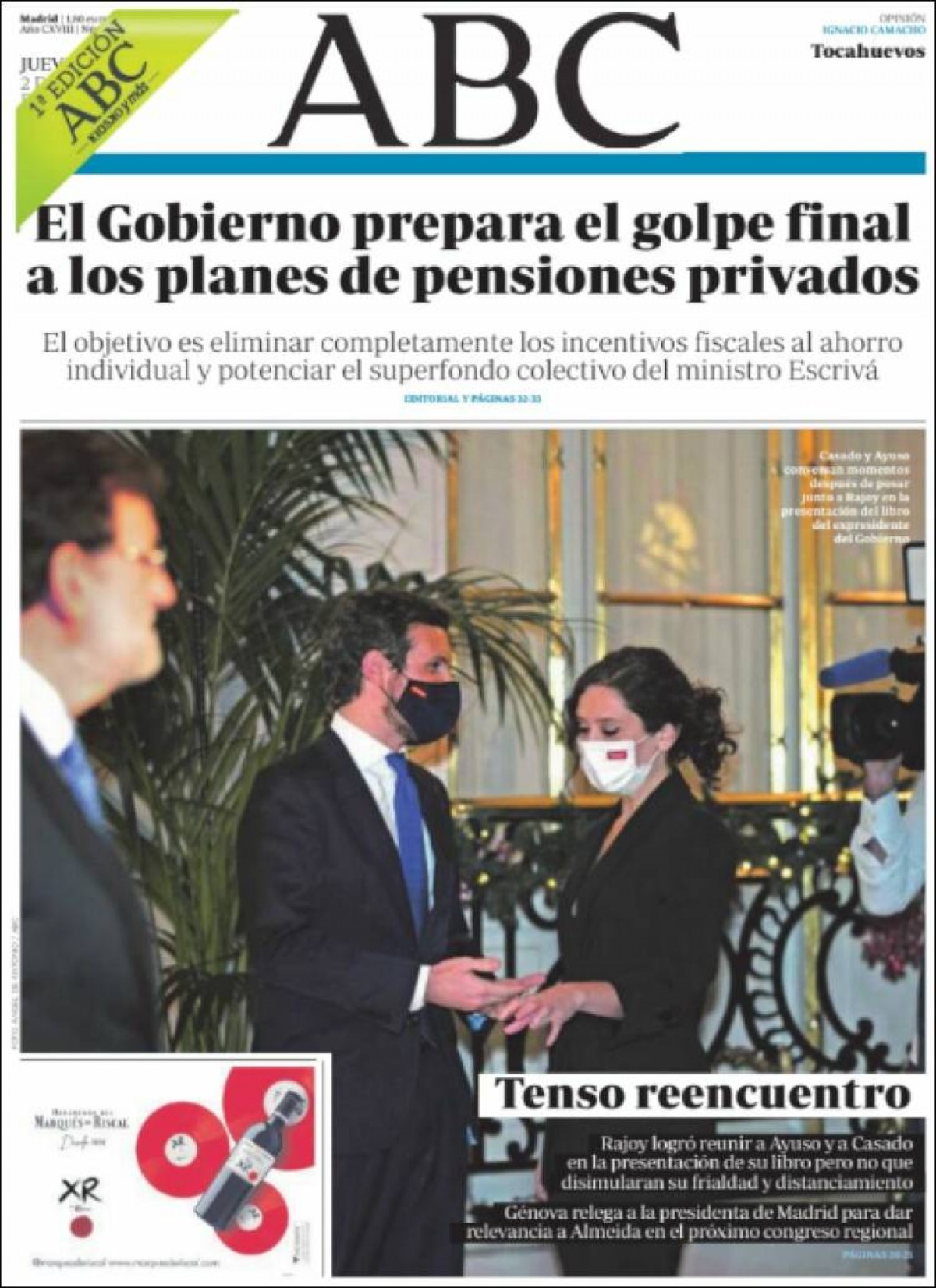 Portades | «Els metges recomanen vacunar els nens de 5 a 11 anys», a «El Periódico»