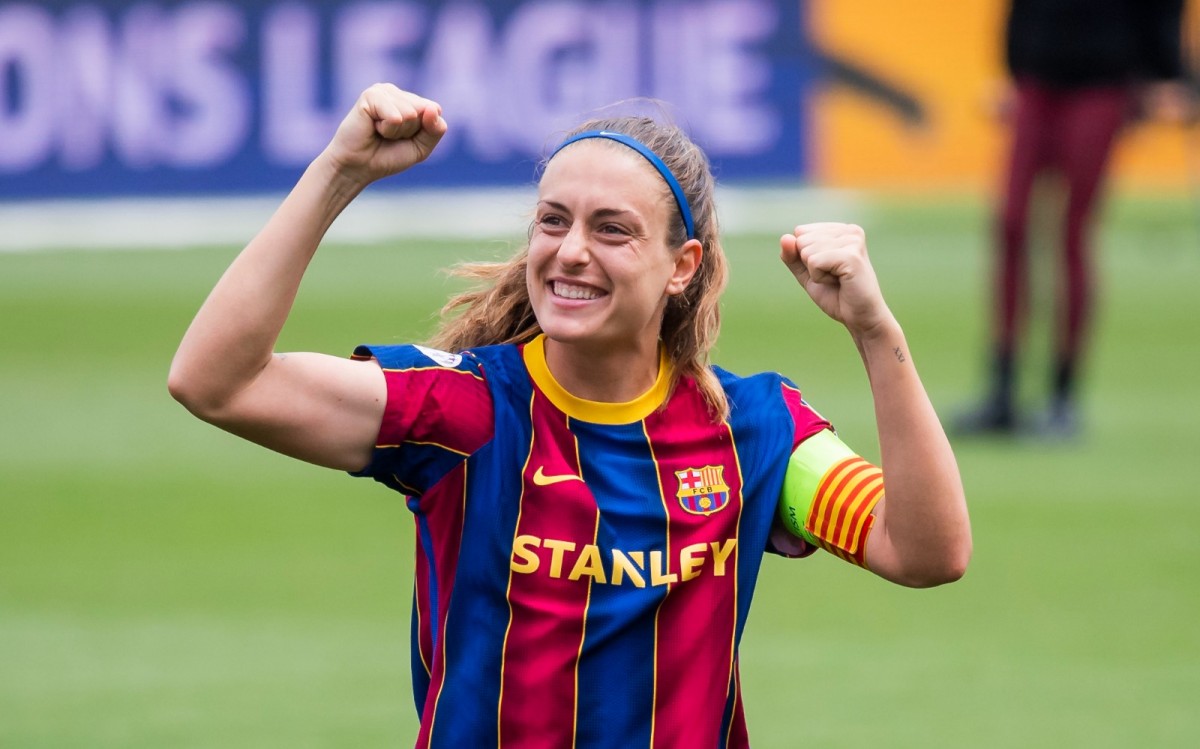 Alexia Putellas celebrant un gol - FCB