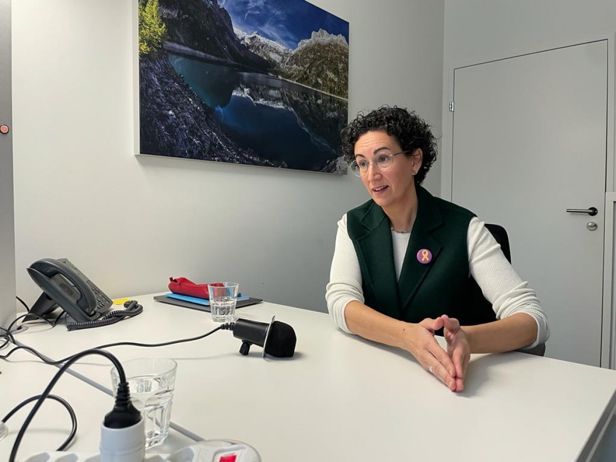 La secretària general d'ERC, Marta Rovira, a Ginebra - 