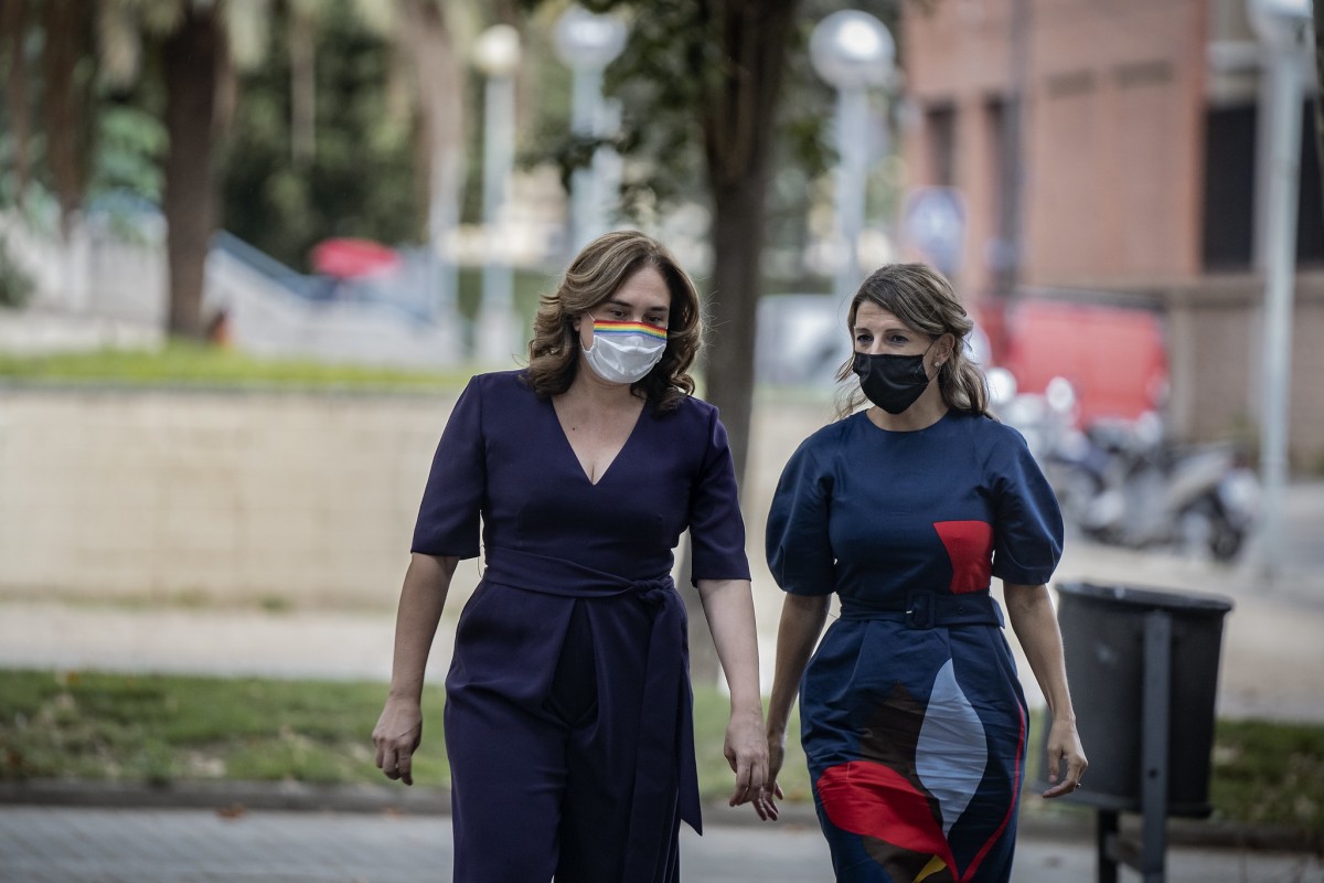 Ada Colau i Yolanda Díaz - Ajuntament de Barcelona
