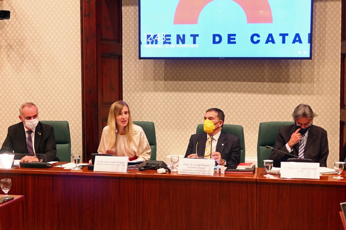 Alsina defensa «normalitzar» l’acció exterior de la Generalitat després d'anys d'ofensiva judicial