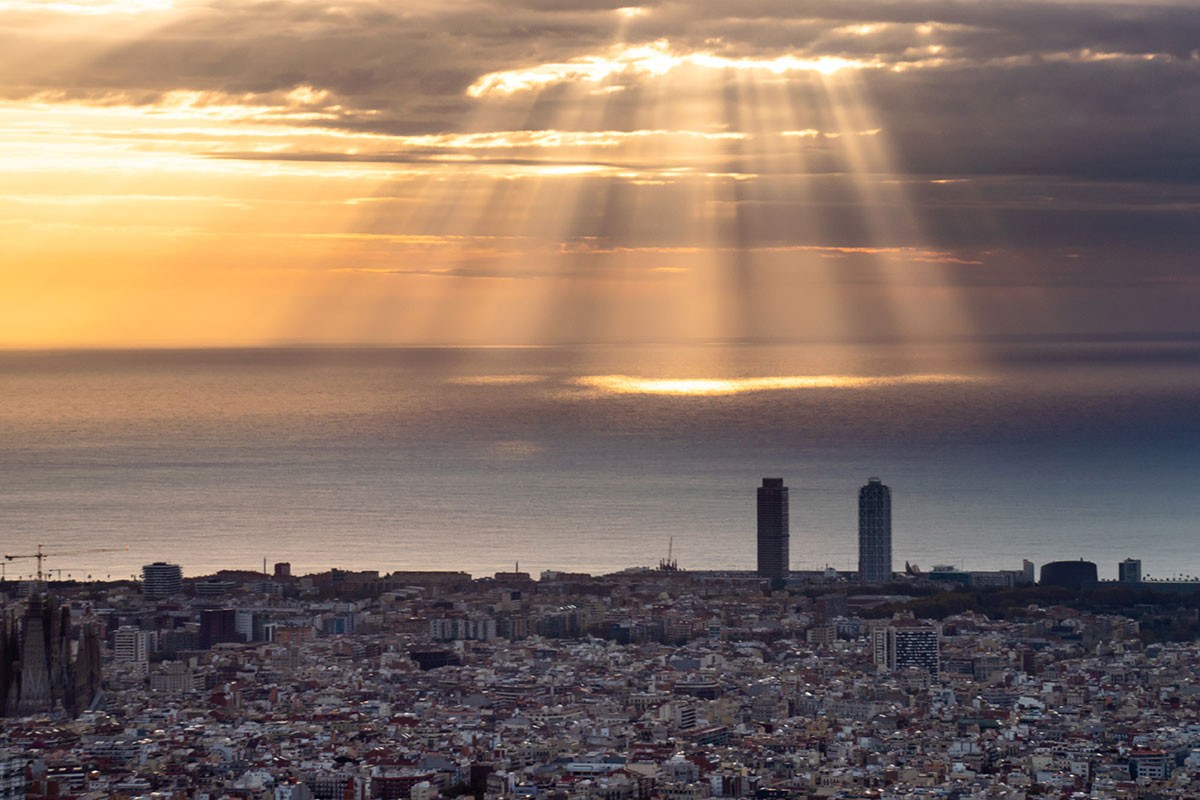 Sortida del sol a Barcelona, aquest dimarts - Alfons Puertas / Observatori Fabra