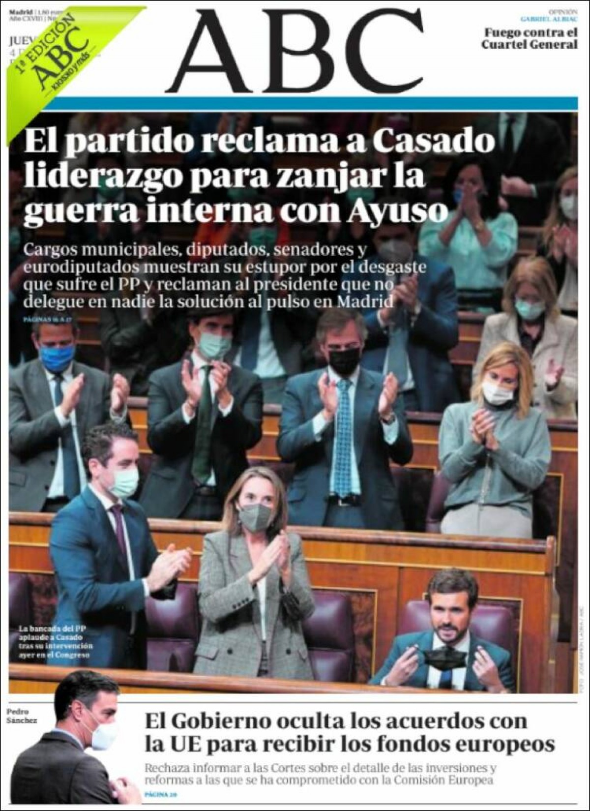 Portades | «Catalunya cobra una taxa d'emissions a vehicles que ja no existeixen», a «El Periódico»